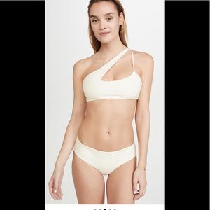 NEW Mikoh Cruz Bay Bikini Bottom in Ecru